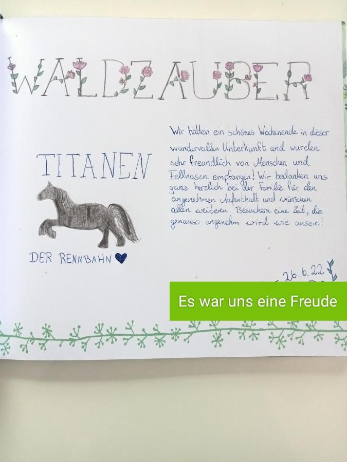 Ferienzimmer Waldzauber Borkwalde Kültér fotó
